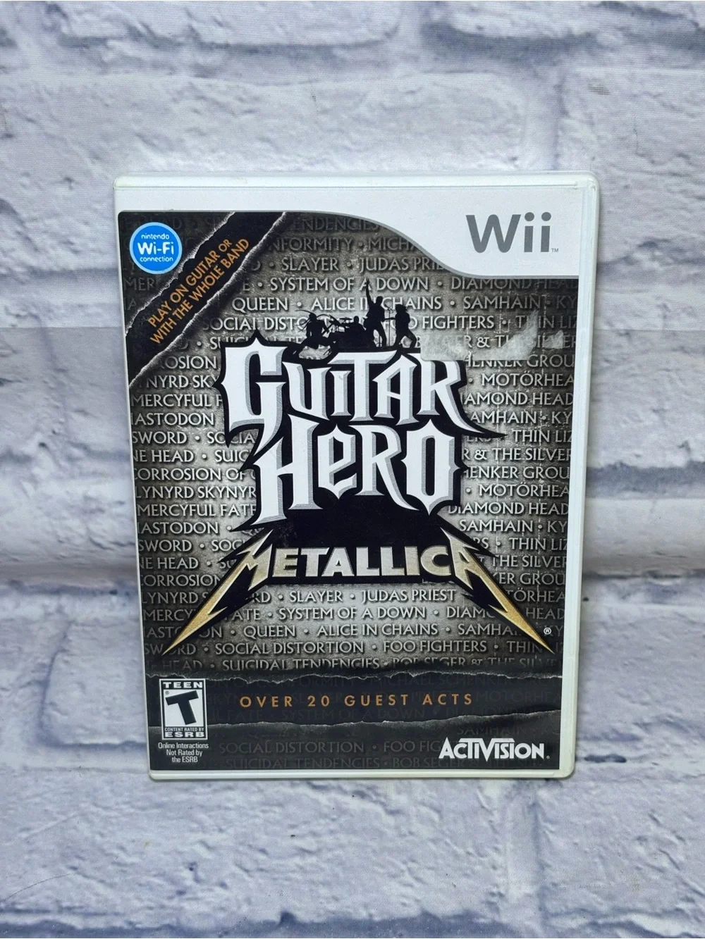 Guitar Hero Metallica (Nintendo Wii 2009) Complete CIB